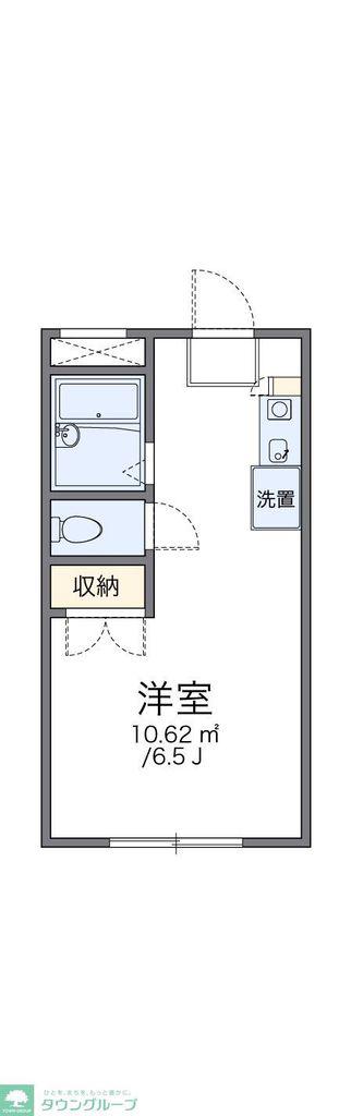 レオパレスルミエール(1K/3階)の間取り写真