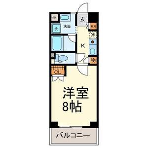 ガーデンハイツマルタカⅡ(1K/4階)の間取り写真