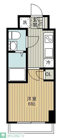 S-RESIDENCE妙蓮寺(1K/1階)の間取り写真