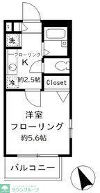 エストゥディオ(1K/3階)の間取り写真