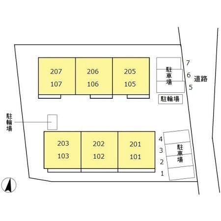 京ROYAL002103(1LDK/1階)の間取り写真