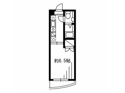 FSC新宿マンション(1K/4階)の間取り写真