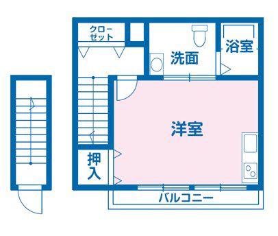 神戸電鉄粟生線 三木駅(神戸電鉄) 徒歩8分 2階建 築11年(ワンルーム/2階)の間取り写真