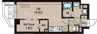 LUORE大塚(1LDK/5階)の間取り写真
