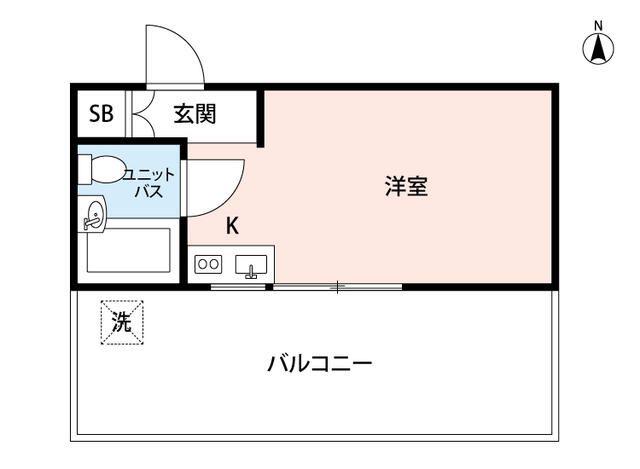 マイナビSTAYパレス要町(ワンルーム/3階)の間取り写真
