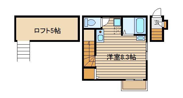 アイコート石神井公園(ワンルーム/2階)の間取り写真