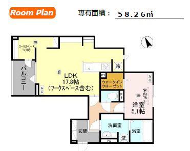 エフティーレコルト(1LDK/2階)の間取り写真