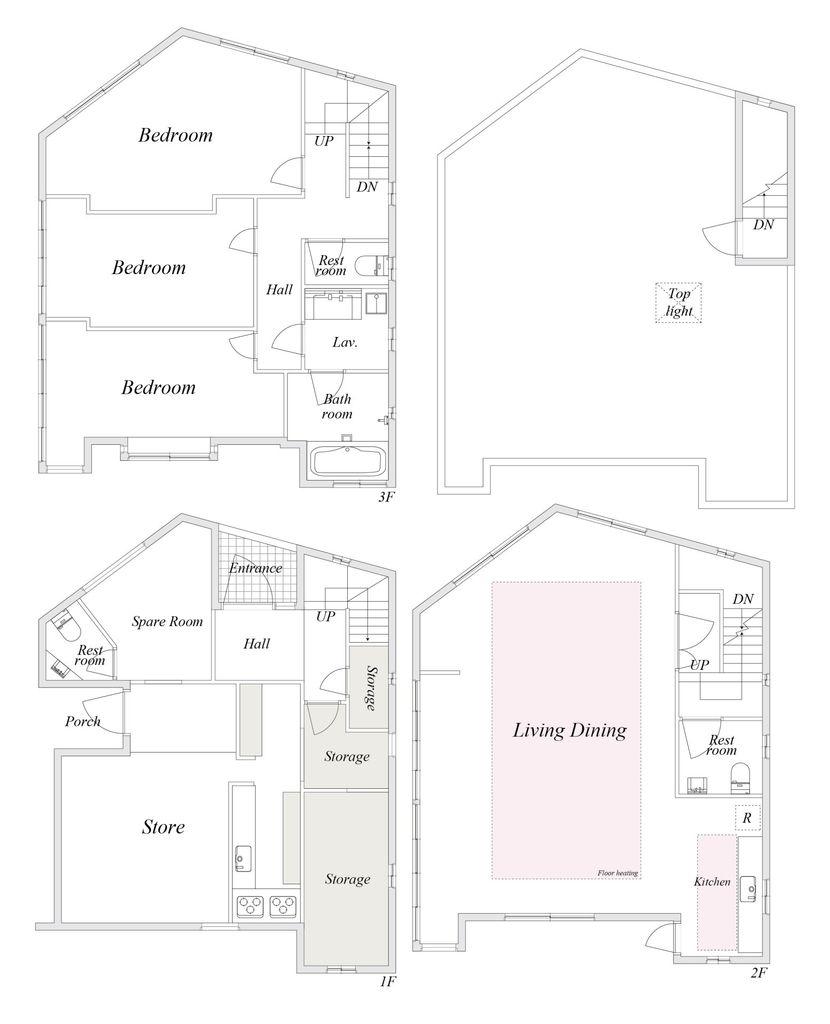 等々力7丁目戸建(3LDK/1階)の間取り写真