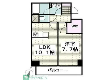 プレジール洋光台(1LDK/3階)の間取り写真