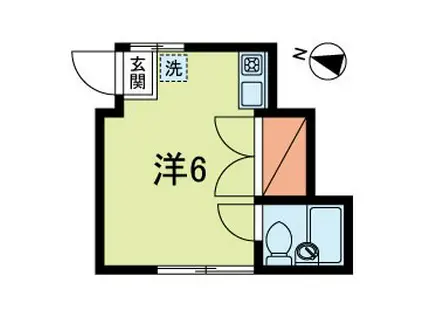 STハイム高円寺(ワンルーム/2階)の間取り写真