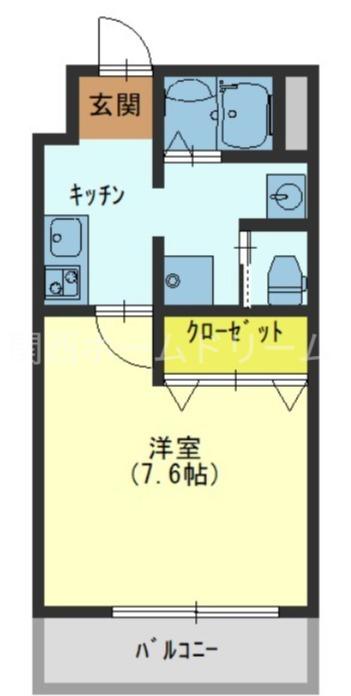 REVO門真(1K/3階)の間取り写真