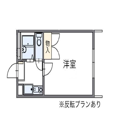 レオパレスアトリオ(1K/3階)の間取り写真