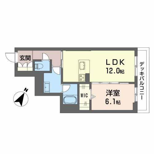 BEREO OIWA(1LDK/1階)の間取り写真
