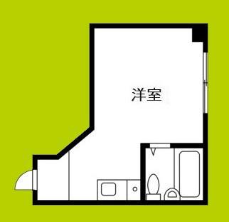 マンション和(ワンルーム/3階)の間取り写真