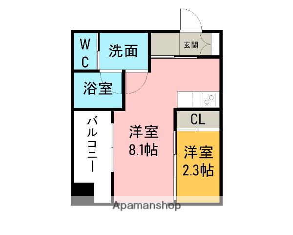 MYSIG(1LDK/1階)の間取り写真
