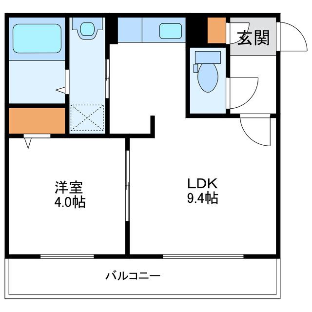 GREXTATE34 グレステート34(1LDK/2階)の間取り写真