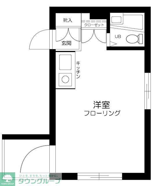 アムロゼッタ西荻窪(ワンルーム/2階)の間取り写真