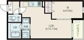 JACK TOKONAMEMINATOI(1LDK/3階)の間取り写真