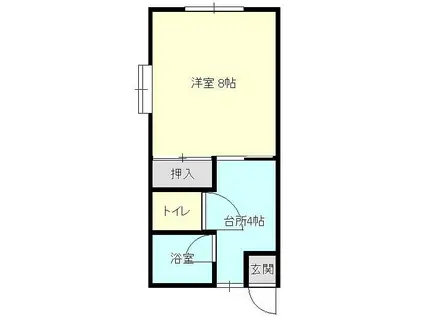 リッチネス城東(1K/1階)の間取り写真