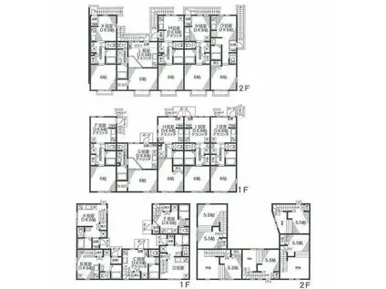 エステート長津田Ⅴ棟(1DK/1階)の間取り写真