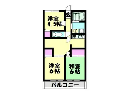 レトアセブン(3LDK/2階)の間取り写真