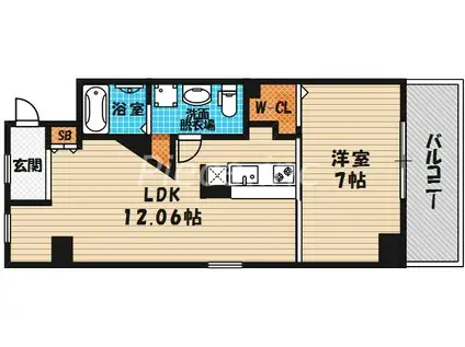 スペチアーレ(1LDK/3階)の間取り写真