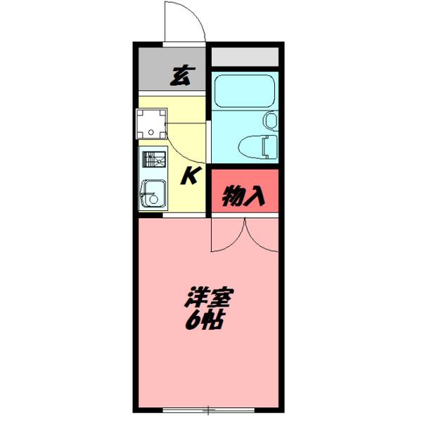 SEVIN CHERIE守口(1K/2階)の間取り写真