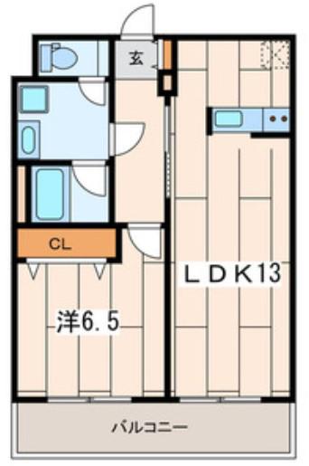 ナヴォーナ・K(1LDK/3階)の間取り写真