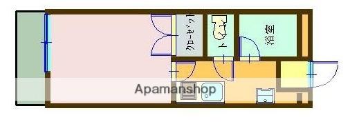 リバティ万喜(1K/2階)の間取り写真