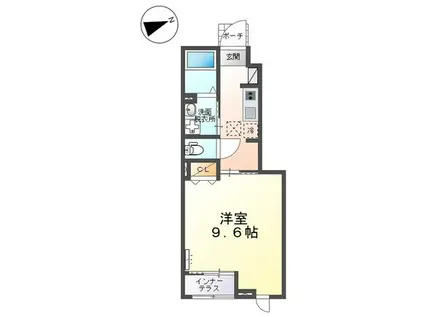 SEAGULL HOUSE(1K/1階)の間取り写真