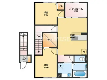 ウィットシバタ(2LDK/2階)の間取り写真