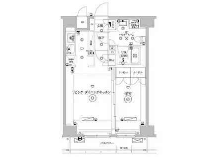 セジョリ墨田イーストIII(1LDK/3階)の間取り写真
