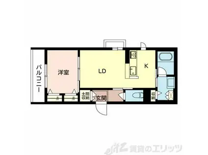 シャーメゾン ロワジール(1LDK/2階)の間取り写真