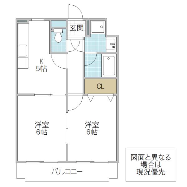 ソレイユ ルヴァン(2K/1階)の間取り写真