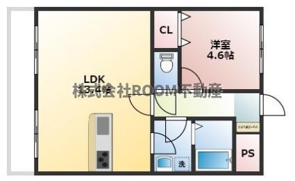 PREMIER AGE(1LDK/2階)の間取り写真
