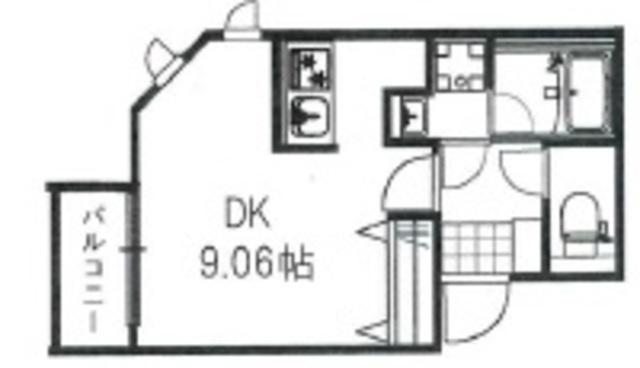 AZ HOUSE(1K/2階)の間取り写真