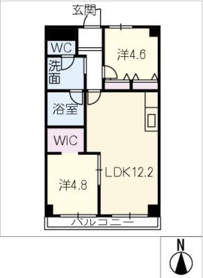KS・BUILD(2LDK/1階)の間取り写真