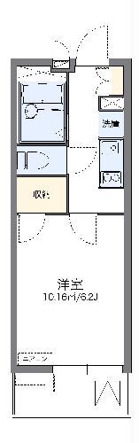レオパレスアサヒ(1K/3階)の間取り写真