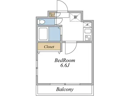 シャトレKOYOII(1K/3階)の間取り写真