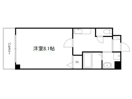ラナンキュラス(1K/2階)の間取り写真