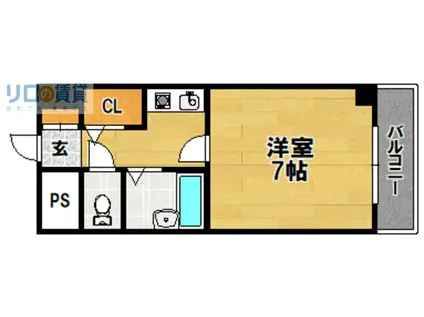リアライズ西淡路(1K/8階)の間取り写真