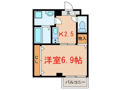 COFFRET A BIJOUX(1K/5階)の間取り写真