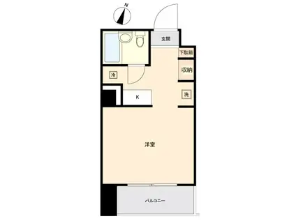 トップ勝田台(ワンルーム/2階)の間取り写真