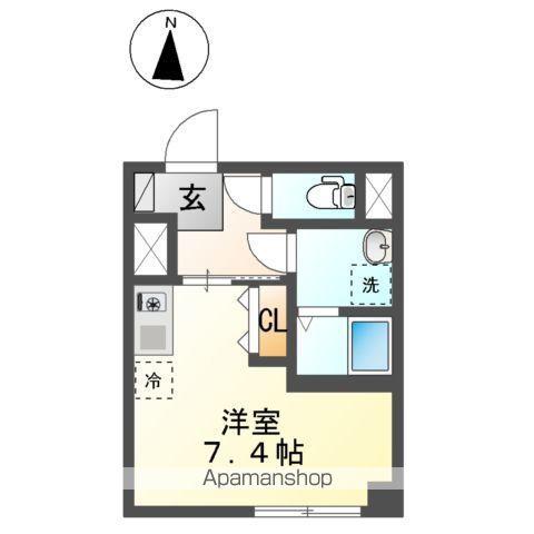 太平1丁目マンション工事(ワンルーム/1階)の間取り写真