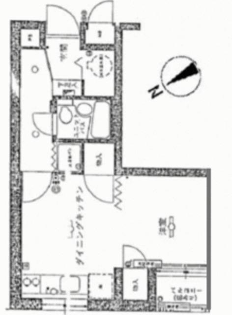 日興パレス中野(1DK/1階)の間取り写真