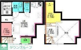 ラフェスタ志賀本通(1LDK/1階)の間取り写真