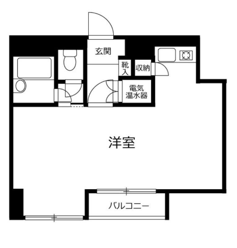 本郷コーポレイション(ワンルーム/9階)の間取り写真
