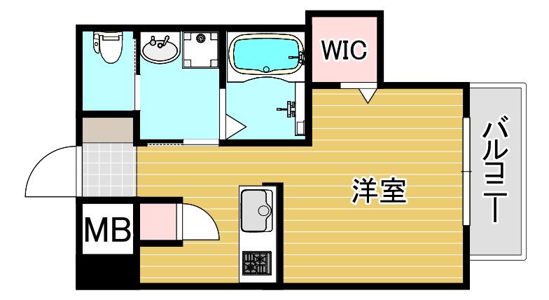 ラナチュール大野(ワンルーム/3階)の間取り写真