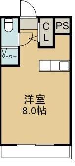 TS STYLE(ワンルーム/3階)の間取り写真