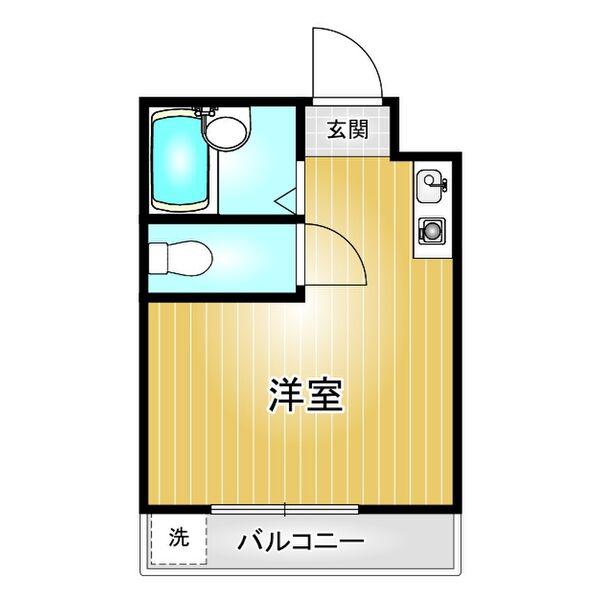 FJレジデンス八事(ワンルーム/2階)の間取り写真